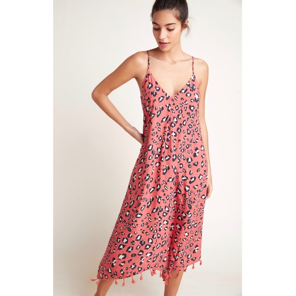 Anthropologie Paracas Leopard Coverup Dress New - Picture 2 of 11